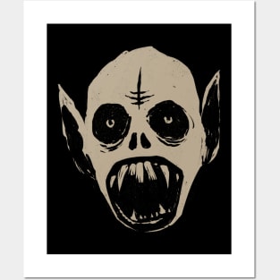 Monster Face Posters and Art